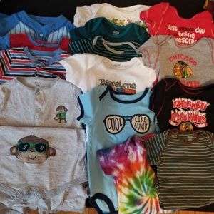 15 PC LOT ~ 18 MONTH SHORT SLEEVES